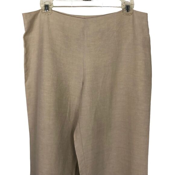 Tommy Bahama Women’s Linen & Silk Pants Straight Leg Flat Front Size 8 - Picture 2 of 11